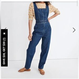 Madewell Tapered Overalls NWT